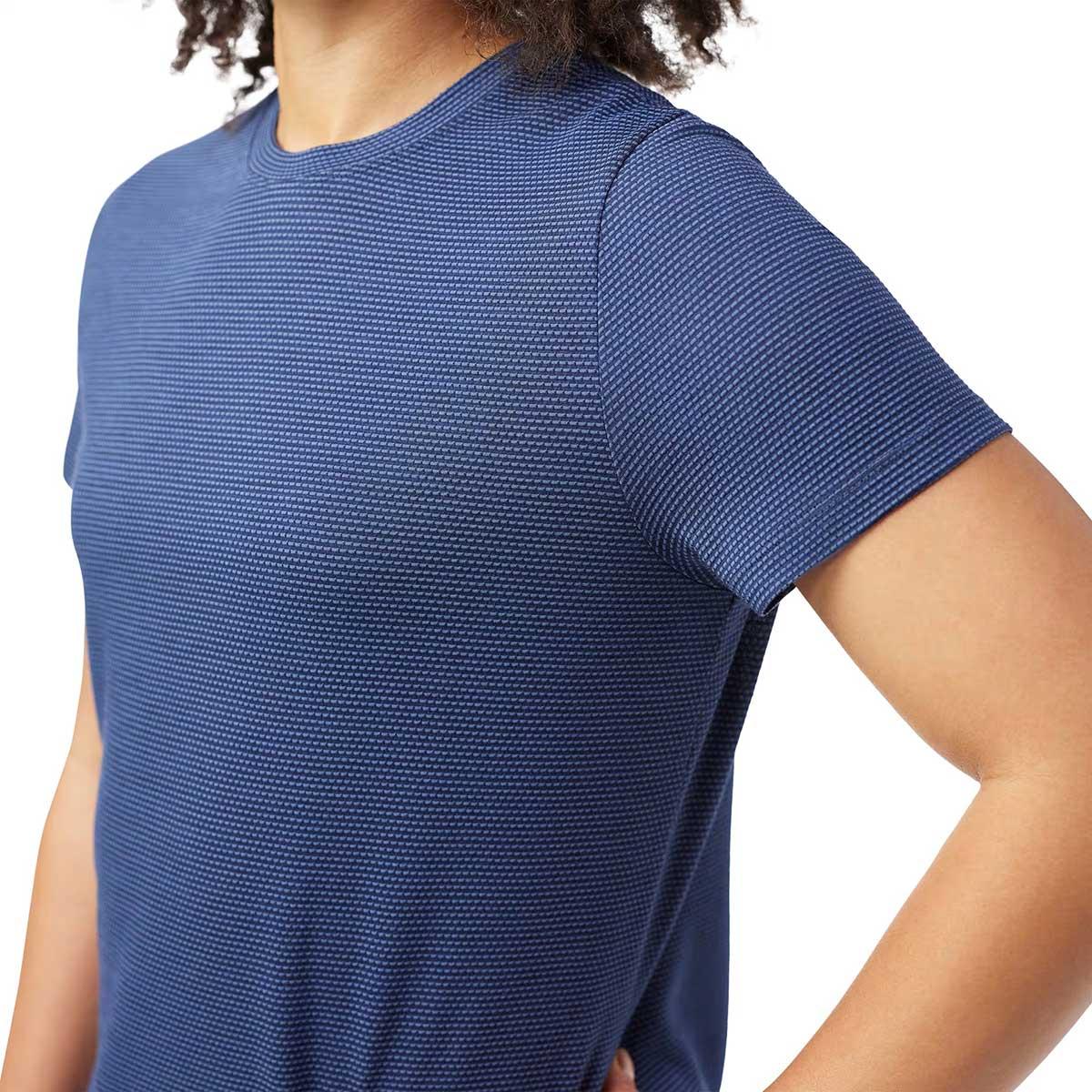 Smartwool Active Mesh Short Sleeve Shirt Women's in Nightfall Blue